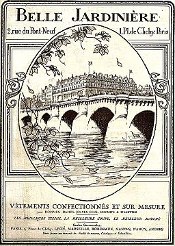 La Belle Jardinière - By unknown (scanné par Ji-Elle) (Le pays de France, 25 octobre 1919, n° 262) [Public domain], via Wikimedia Commons